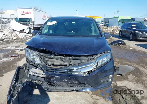 2019 Honda Odyssey Ex-L from USA, damaged, VIN 5FNRL6H79KB136151